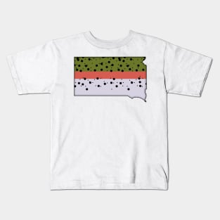 South Dakota Trout Kids T-Shirt